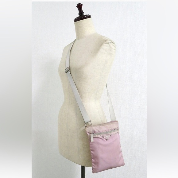 Prada Handbags - Prada Light Pink Crossbody Bag